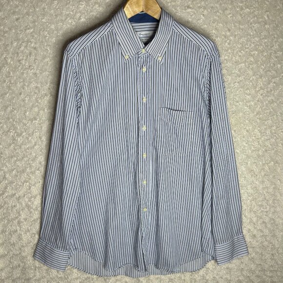 Camicissima Long Sleeve Striped Button Down Shirt Men's Size 44/17.5 Extra Large - Picture 1 of 8